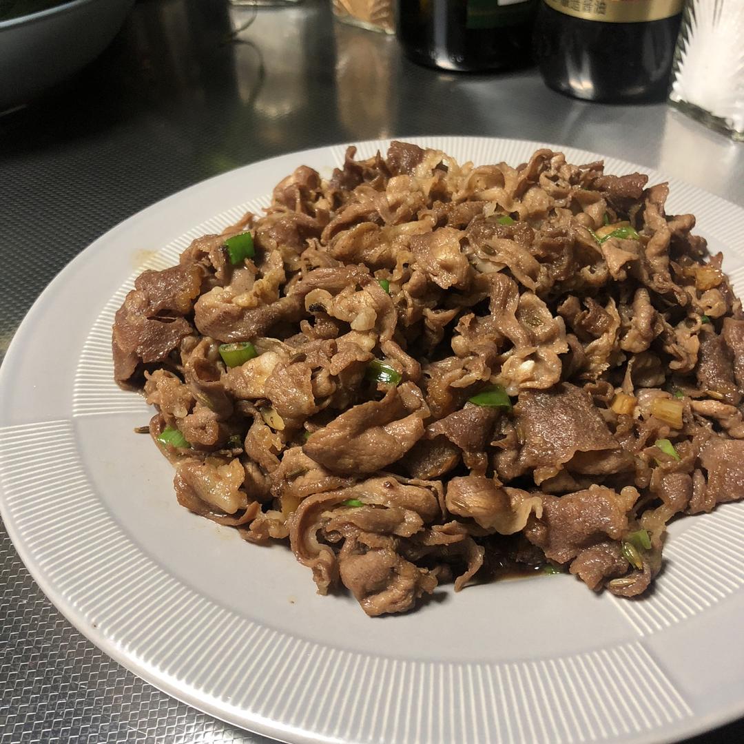 快手孜然羊肉片