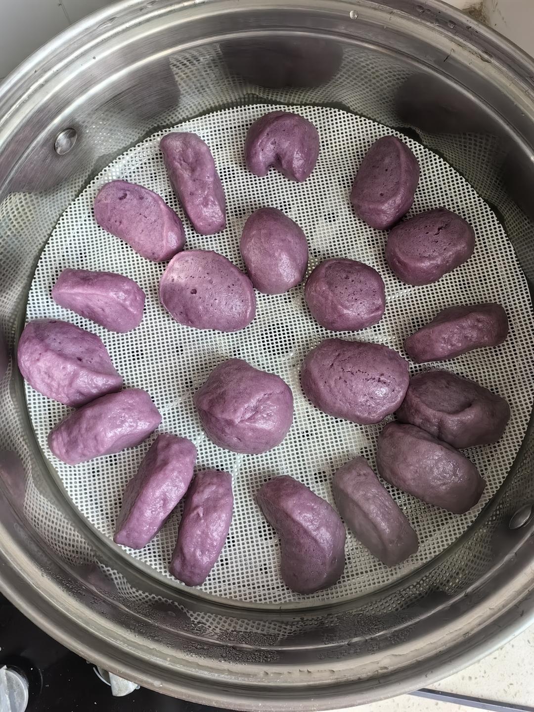 超软糯紫薯馒头一岁辅食宝宝馒头