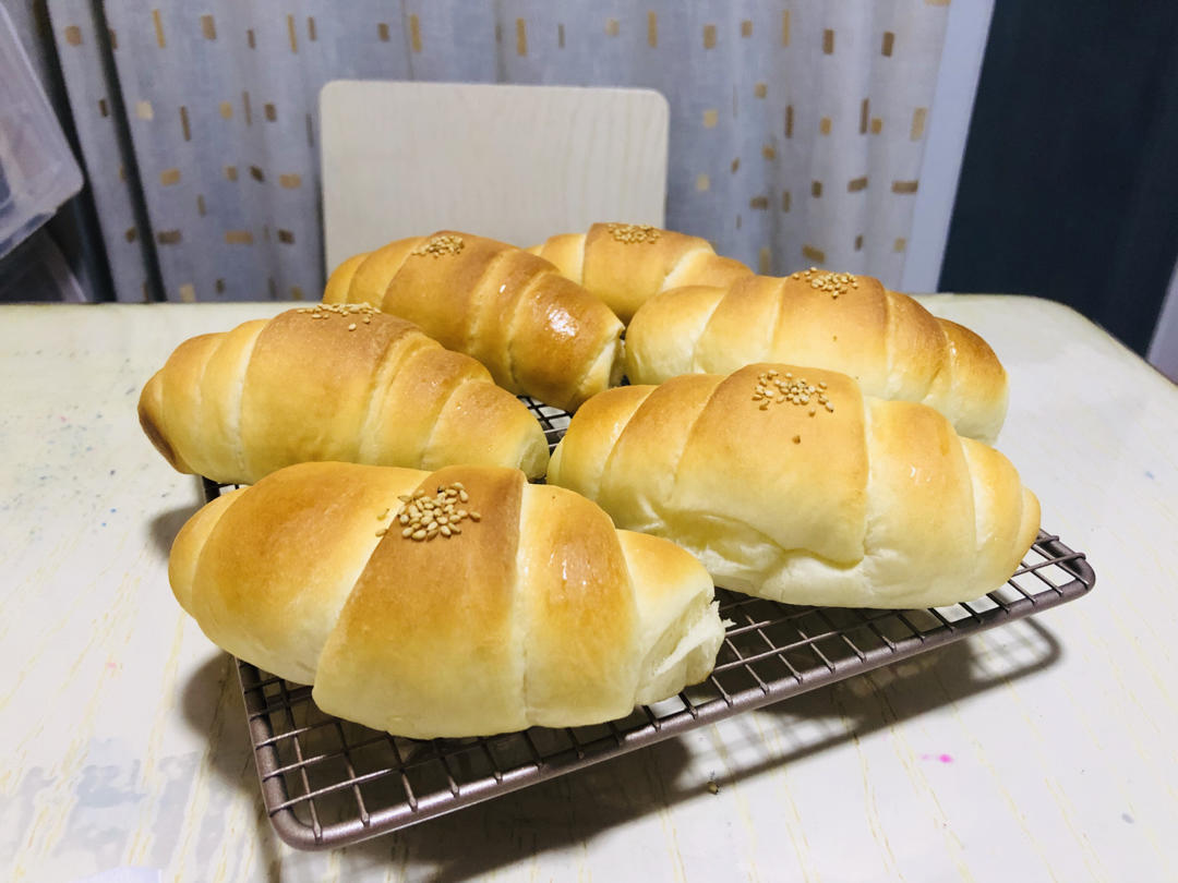 脆皮盐面包｜法国老面