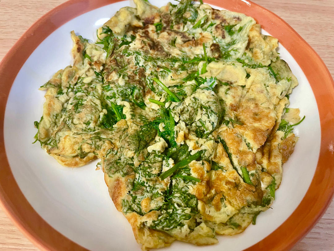 鸡蛋的各种演绎法：茴香炒鸡蛋