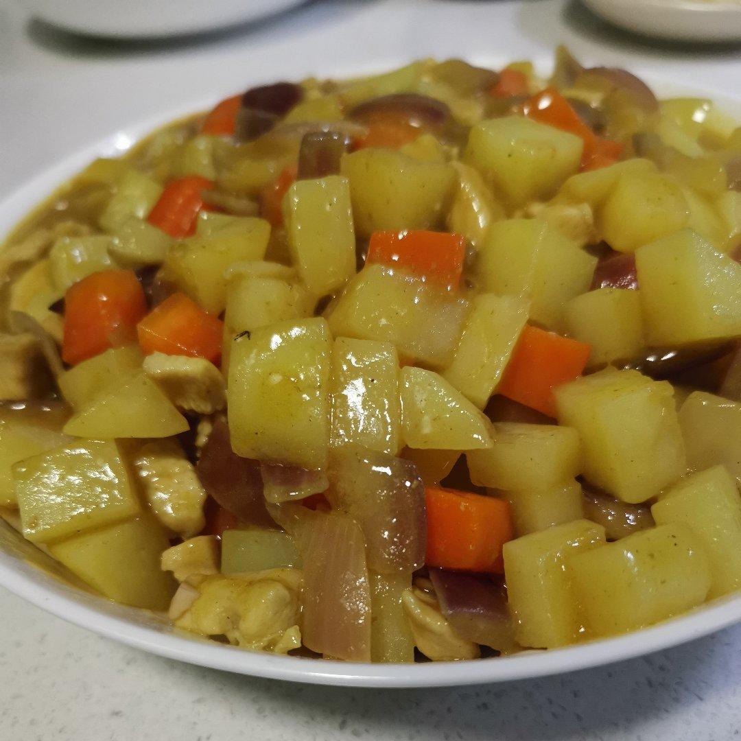 咖喱土豆鸡块