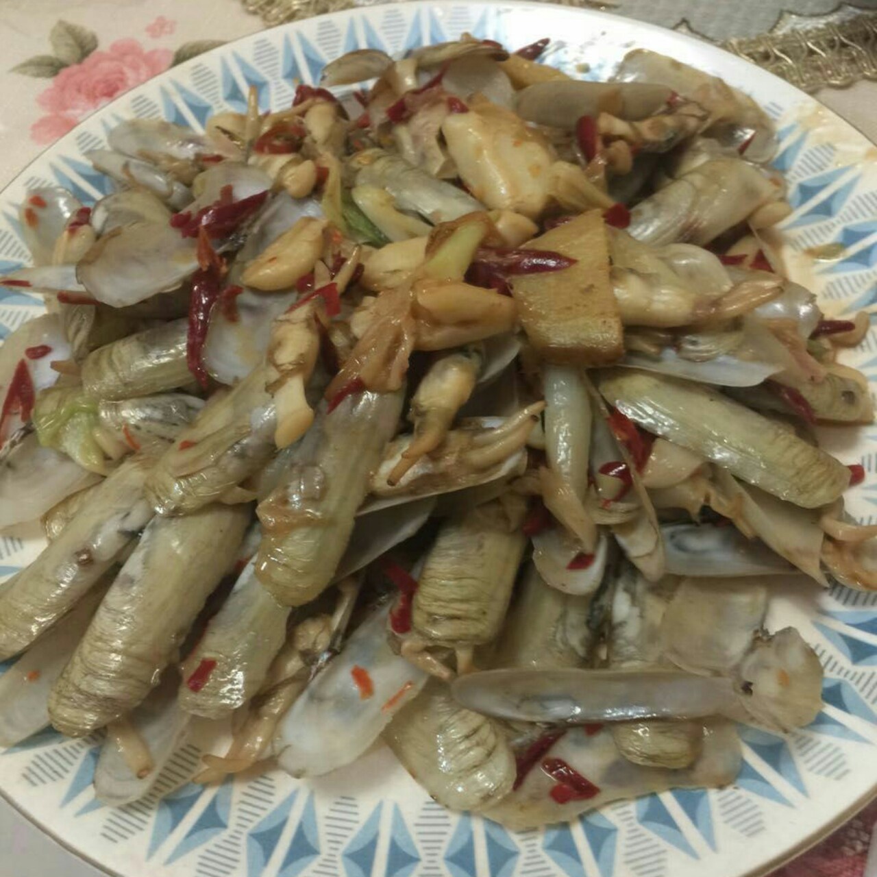 爆炒蛏子