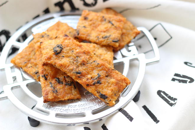 剩饭好去处--肉松海苔饭焦干（锅巴）的做法