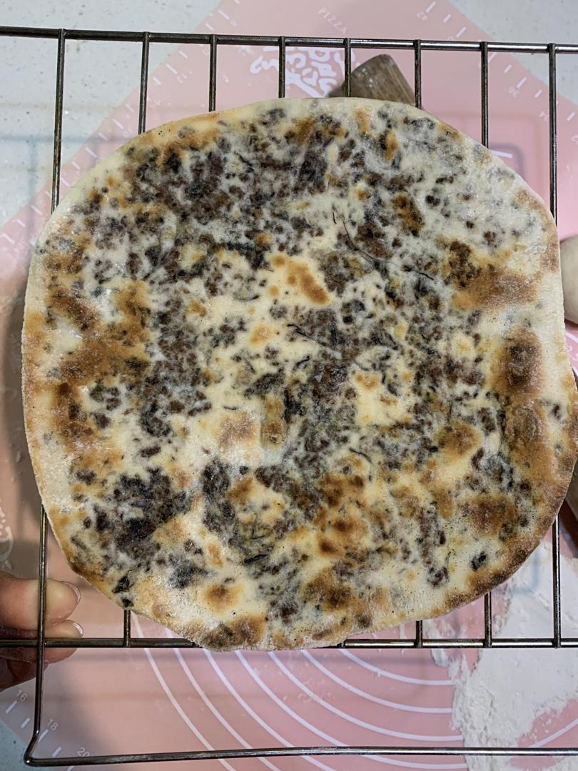 梅干菜肉饼（平底锅煎和烤箱烤两种吃法）