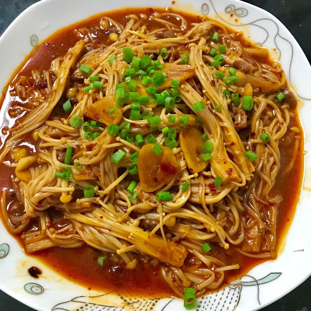 酱炒金针菇