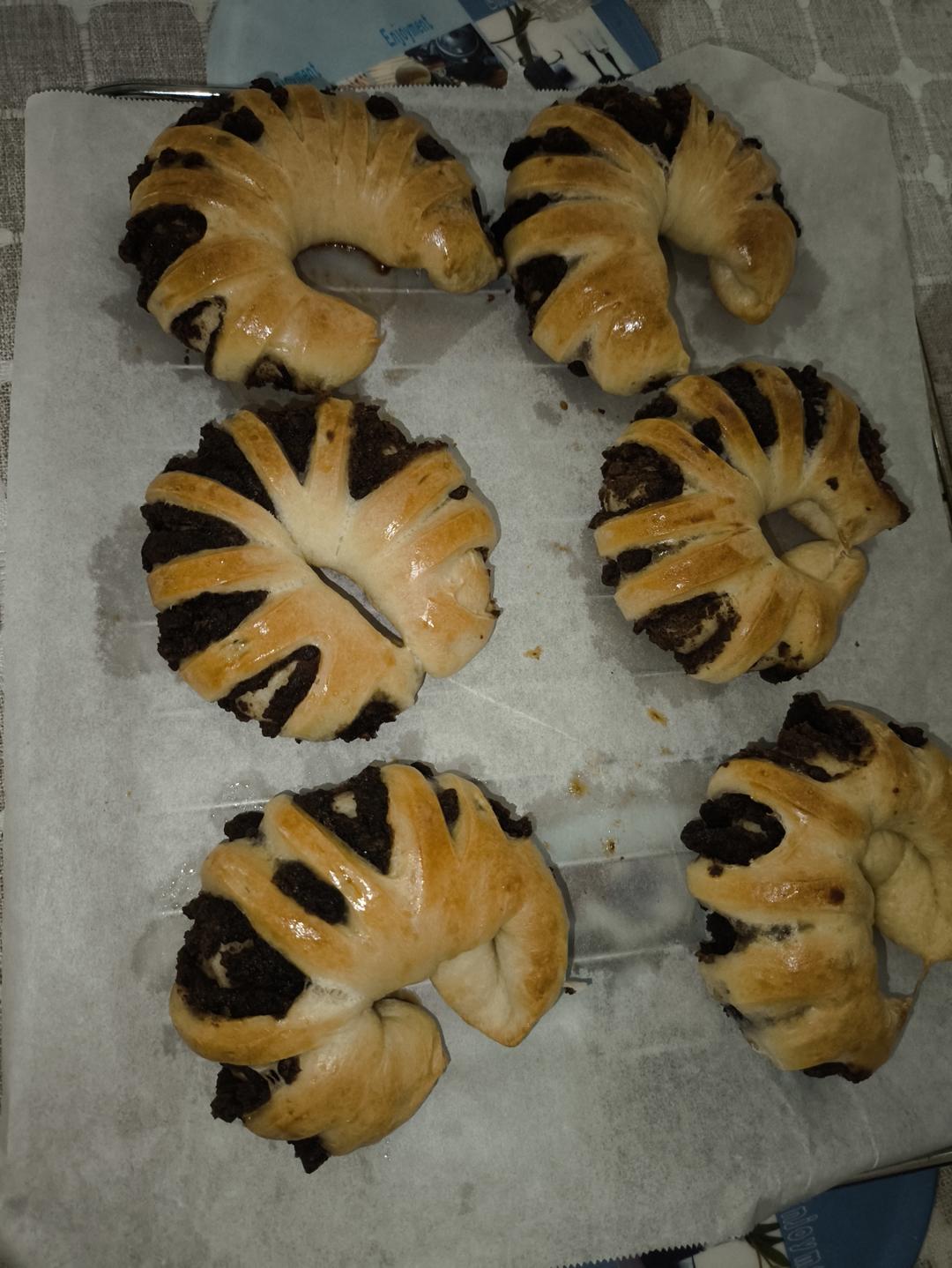 烤箱版豆沙面包