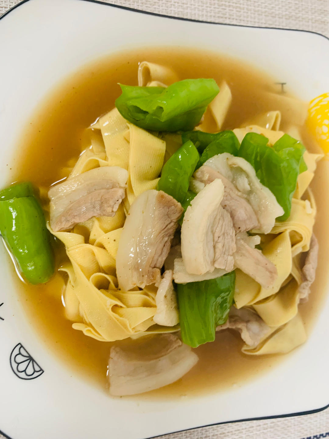 东北名菜---尖椒干豆腐