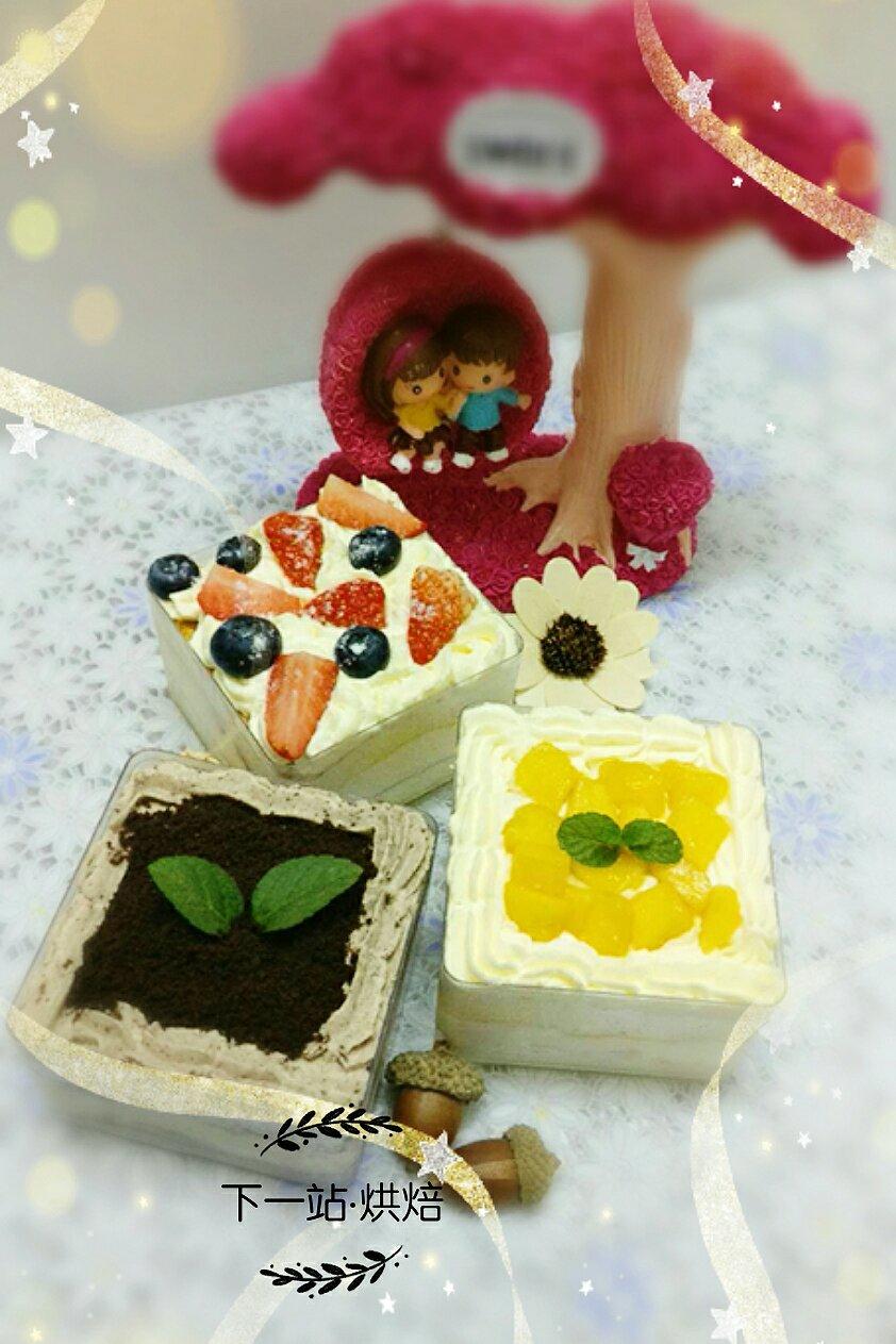 蛋糕水果盒子
★快手美味甜品★