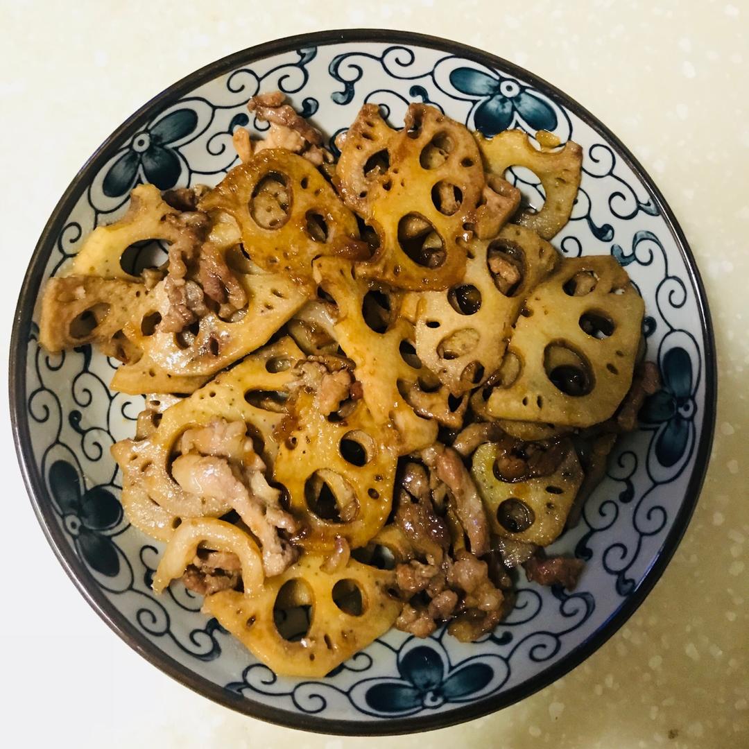 莲藕片炒肉