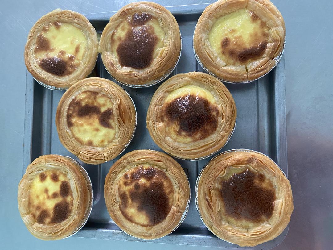 蛋挞，材料简单，适合新手(全蛋，淡奶油版)的做法