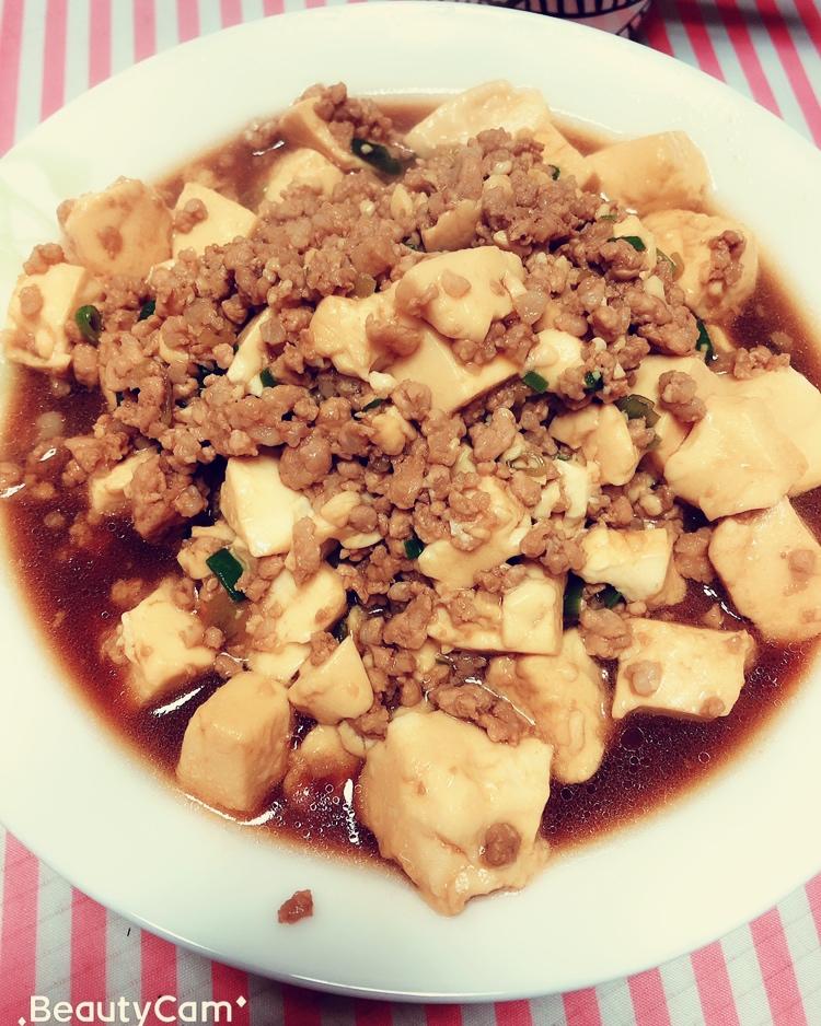 肉末烧豆腐