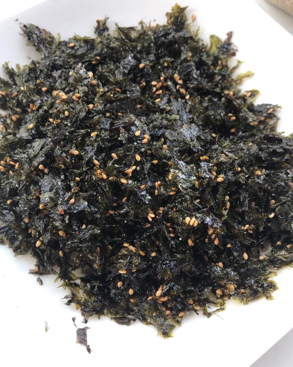 super曼曼做的拌饭芝麻海苔