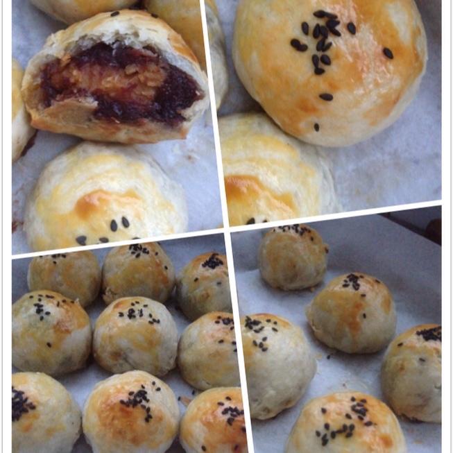 超简单不用揉出膜的～蛋黄酥（皮很酥）