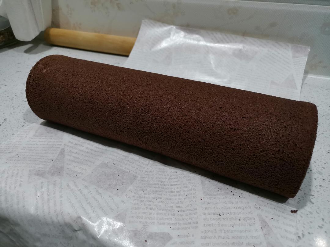 奥利奥咸奶油可可蛋糕卷