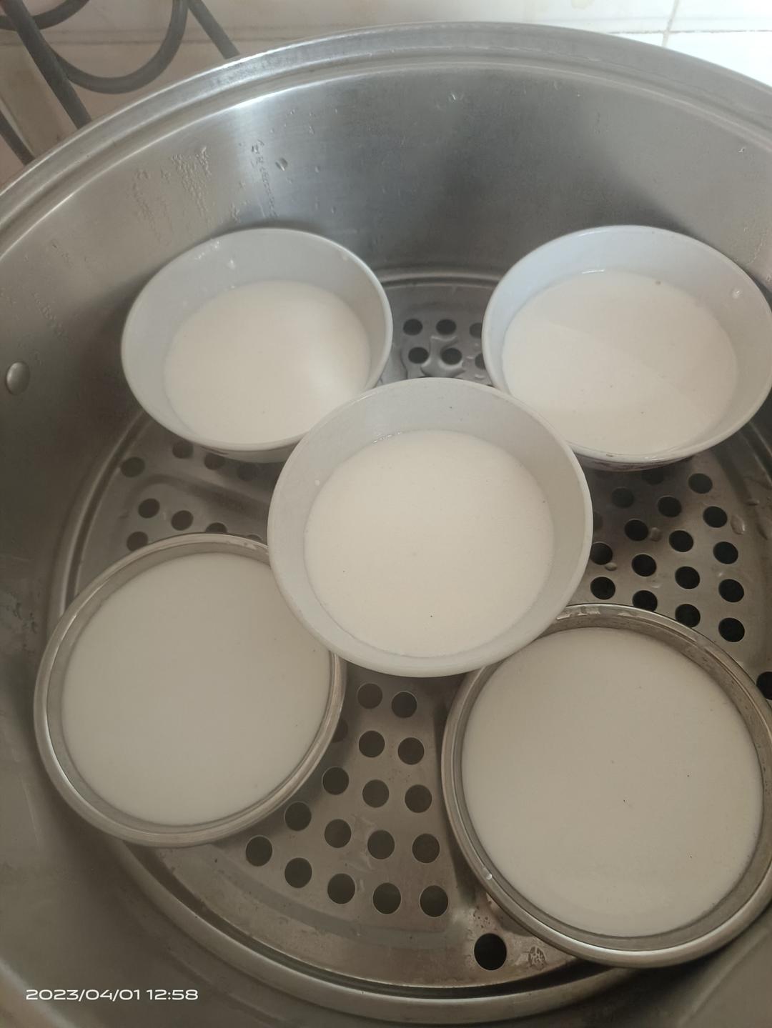粘米粉版白糖糕