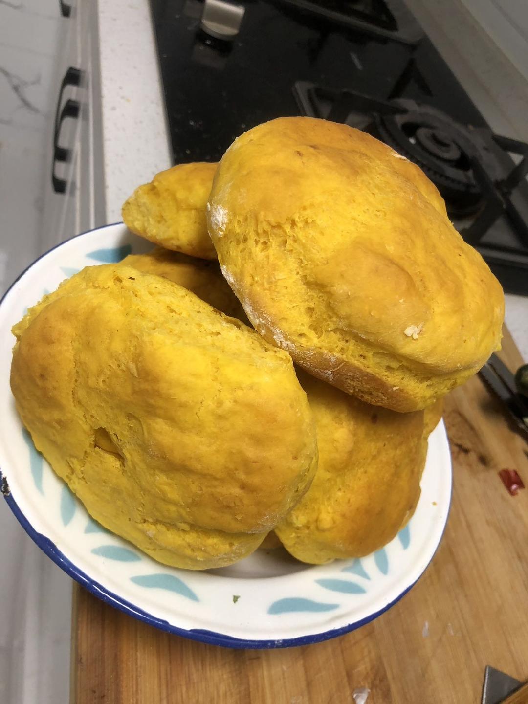 堂妈小厨——发面南瓜饼