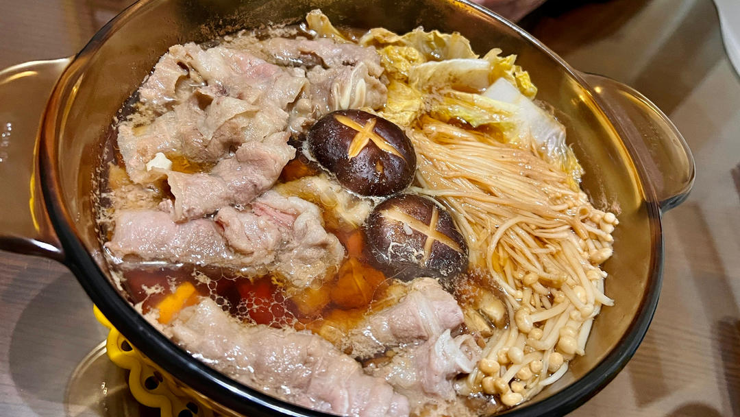 三种调料就能做的寿喜锅