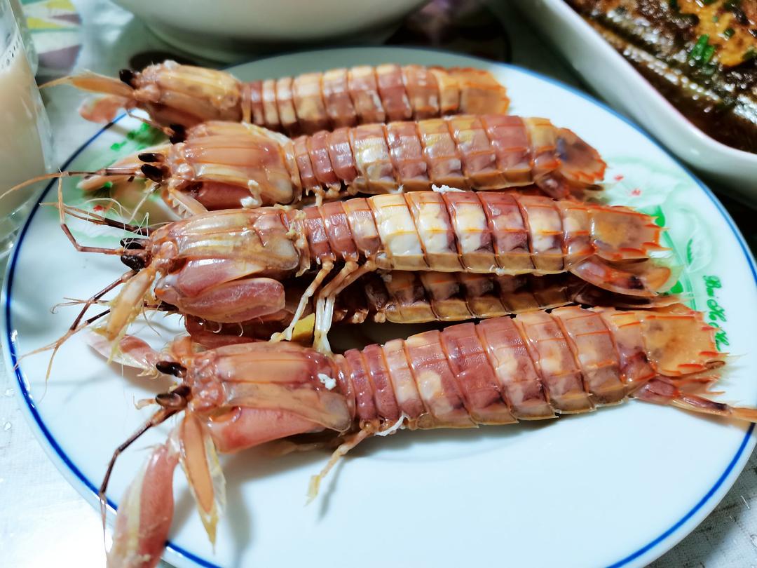 白灼皮皮虾