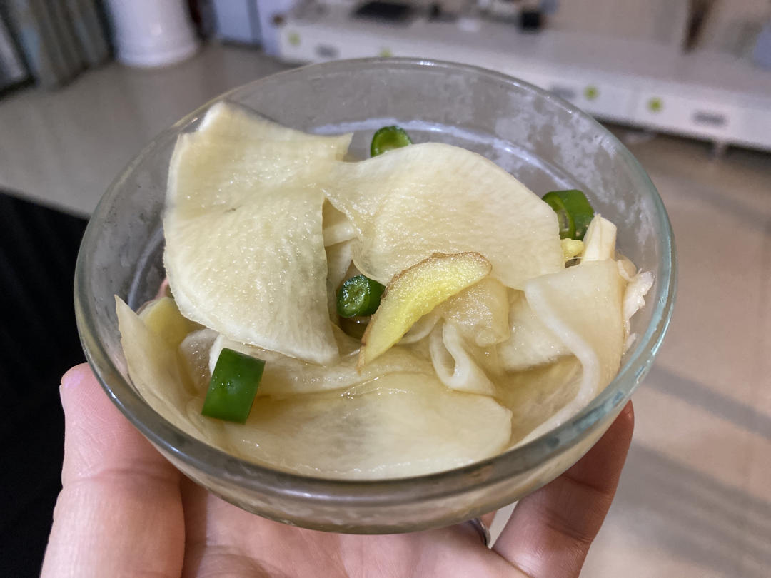 爽口开胃腌萝卜片