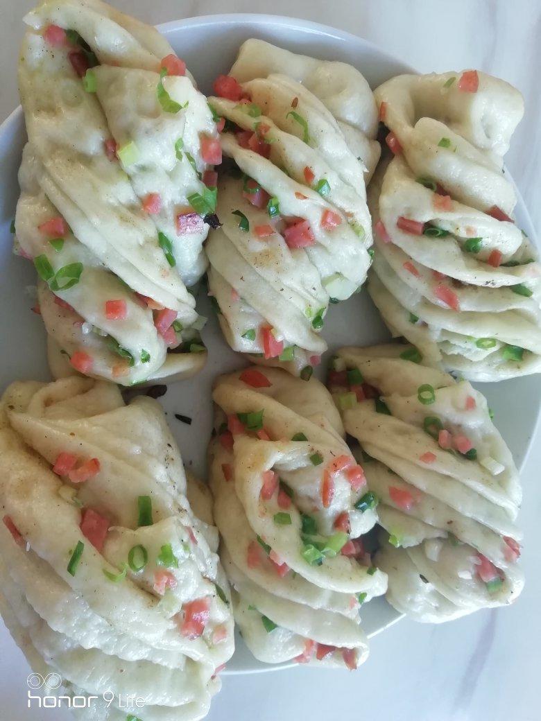 生煎椒盐葱花卷