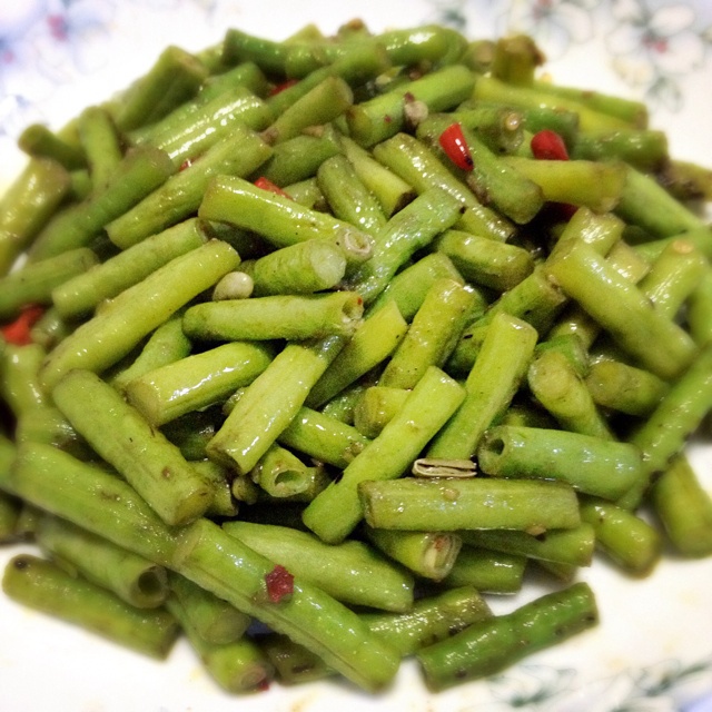 清炒豆角