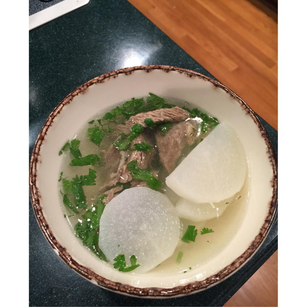 萝卜牛肉清汤