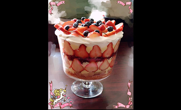 Amanda姐姐的草莓trifle~