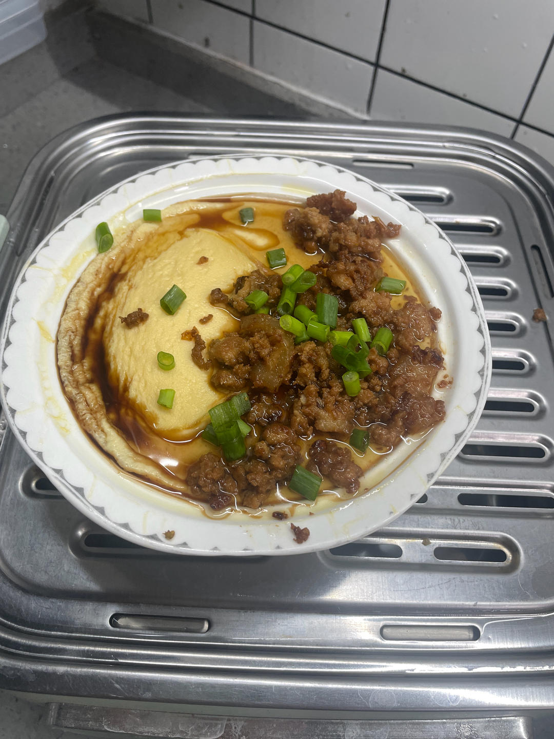 虾仁蒸鸡蛋/肉沫蒸蛋