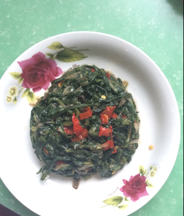炝拌蒲公英