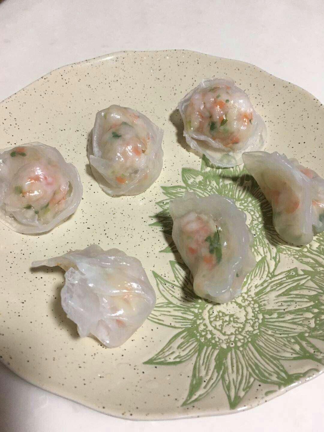 弯梳虾饺