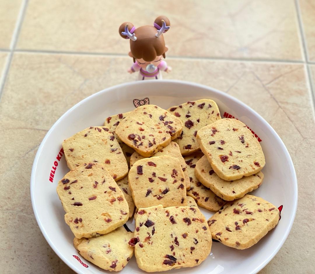 低糖少油版蔓越莓饼干