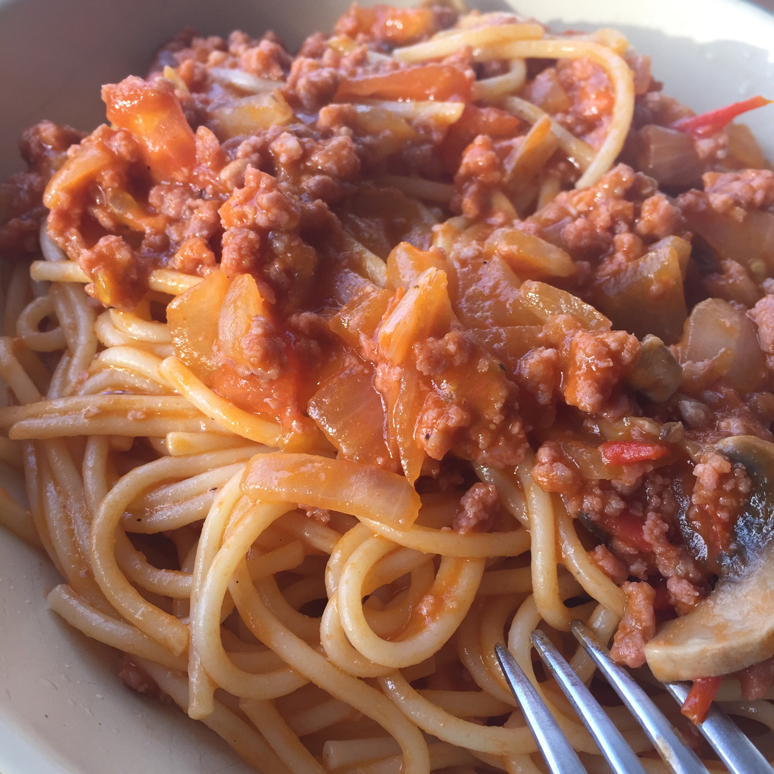 番茄肉酱意大利面