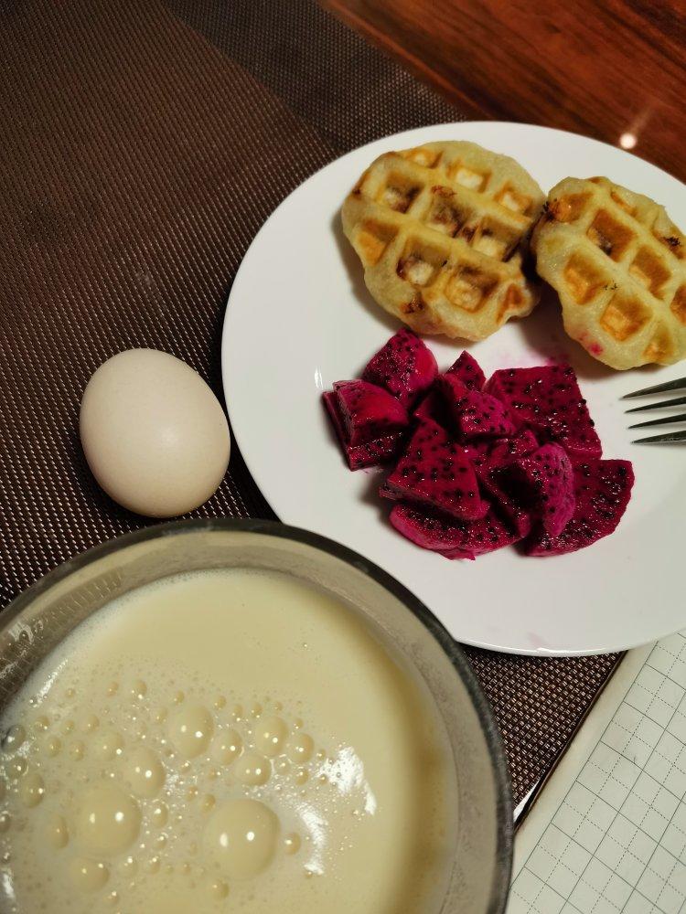 绝对懒人快手版的华夫饼🉑（轻食机版）