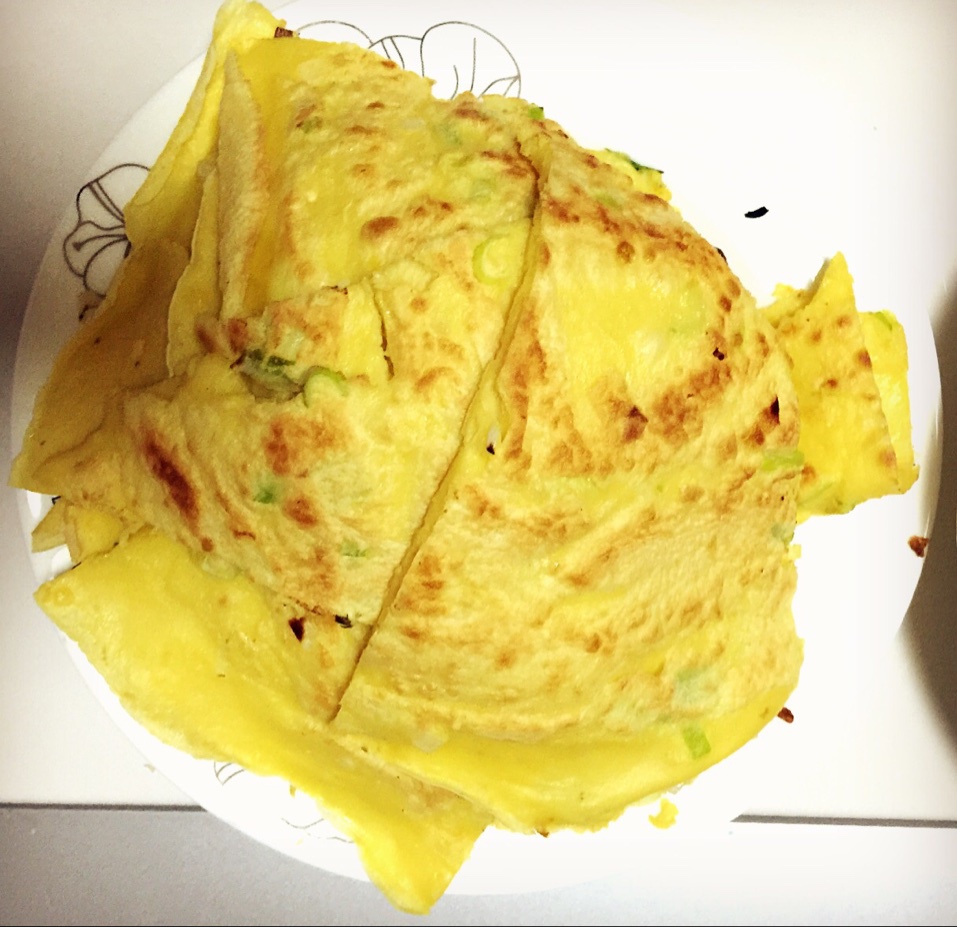 葱花鸡蛋饼