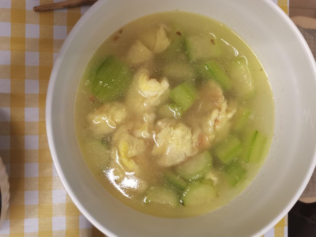 丝瓜鸡蛋汤