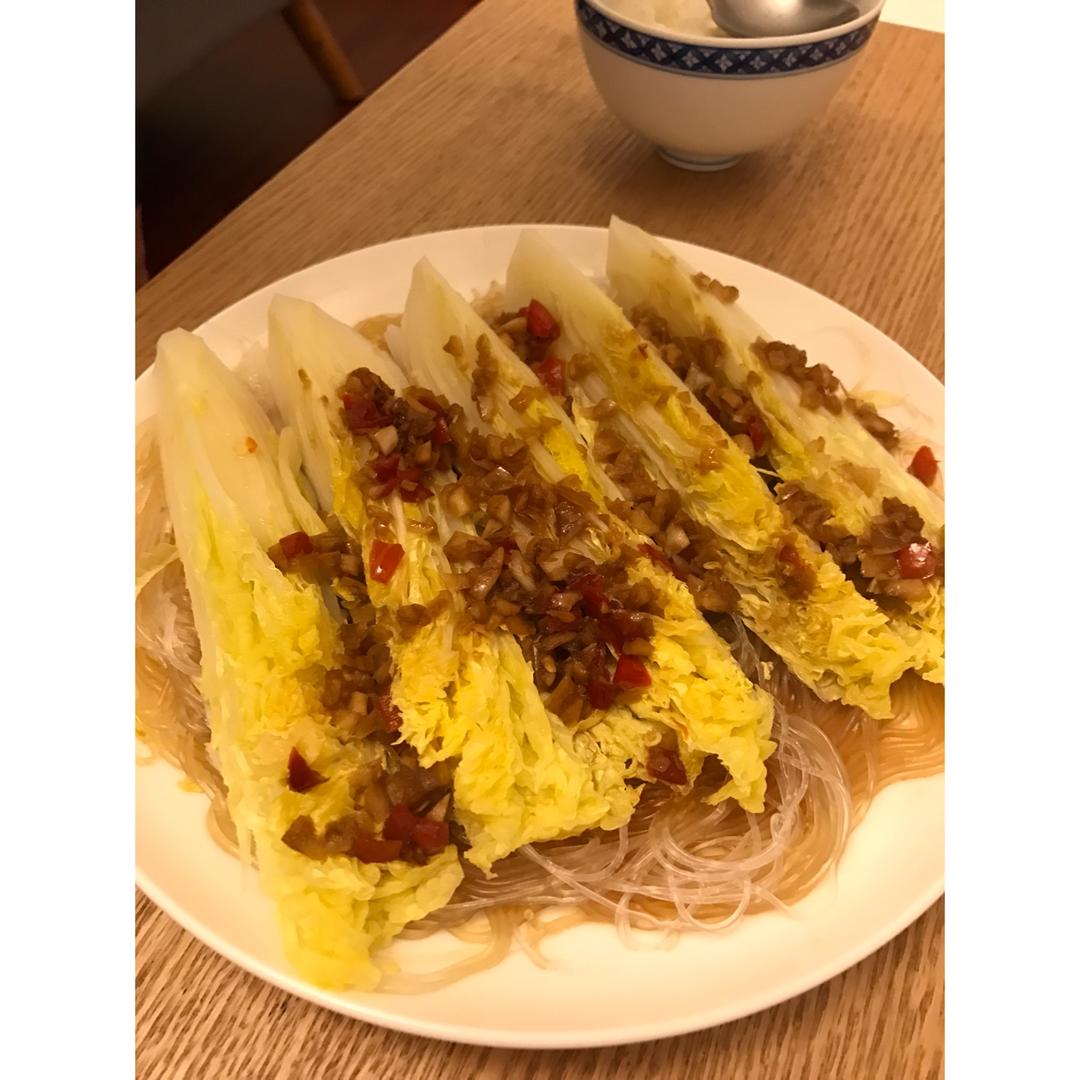 蒜蓉粉丝娃娃菜