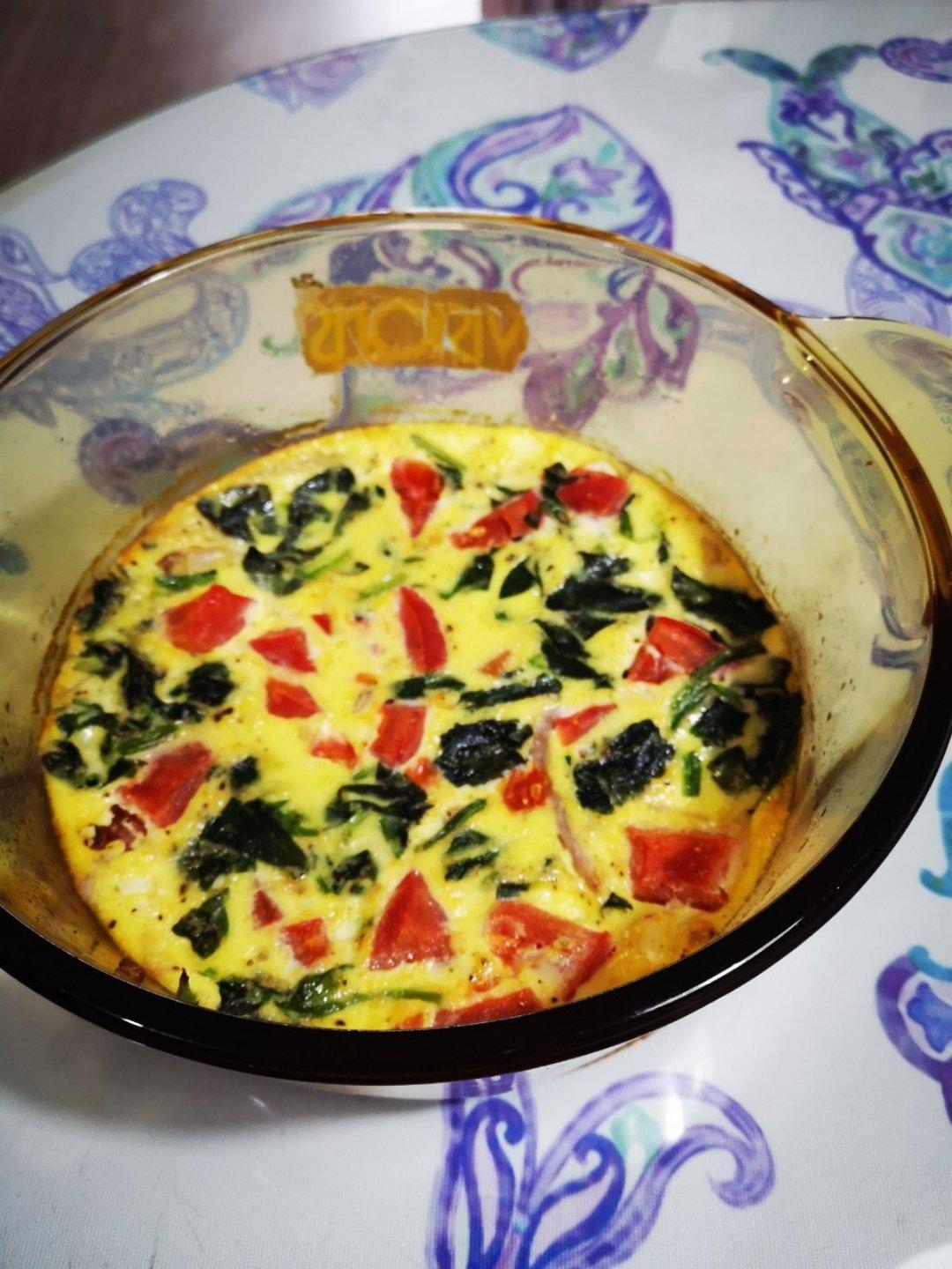快手意大利烘蛋Frittata减脂早餐