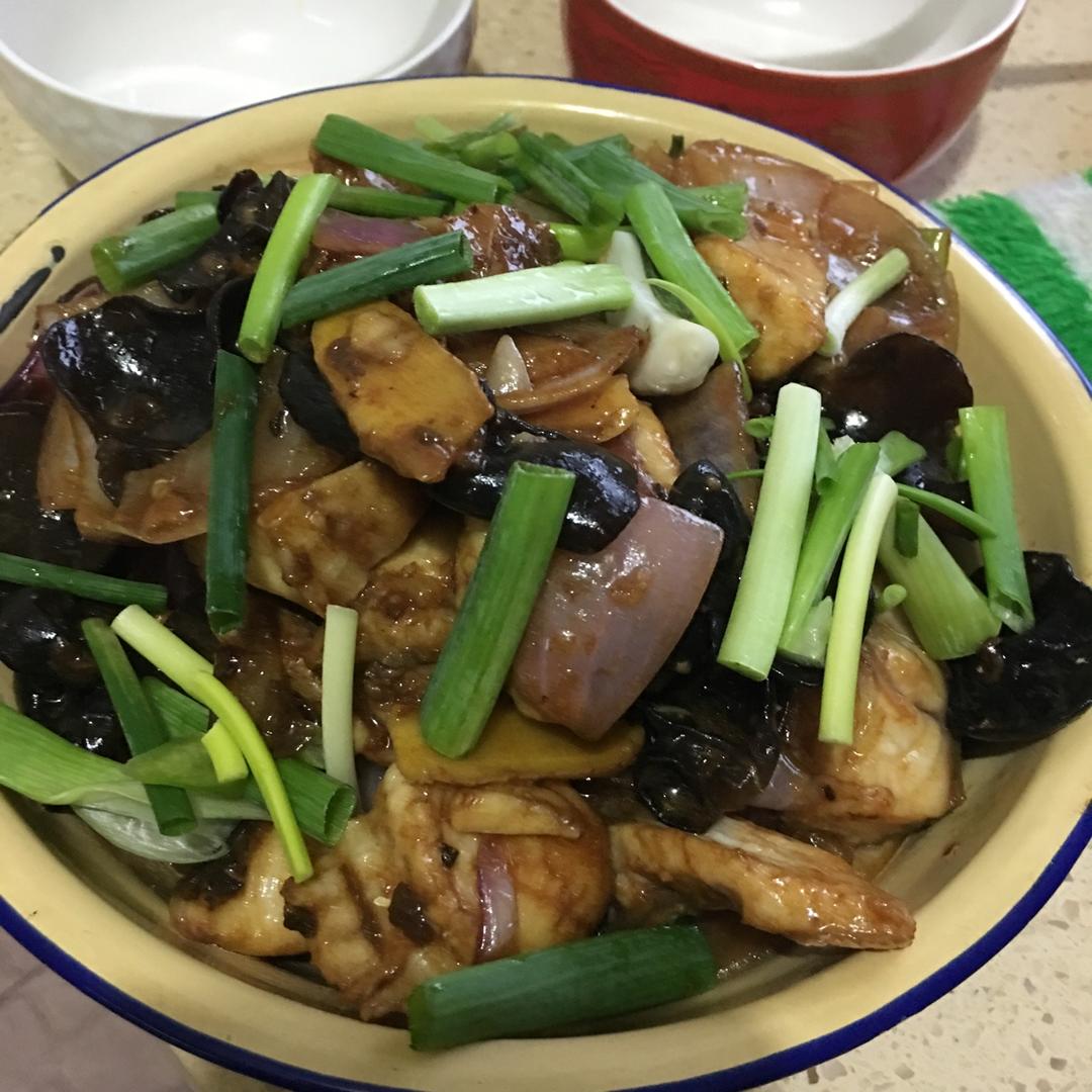 红烧黑鱼段
