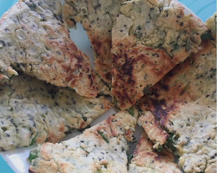 蒲公英鸡蛋饼的做法