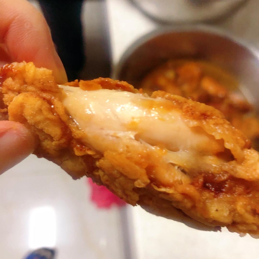 不用炸鸡粉也可以炸出酥脆炸鸡腿