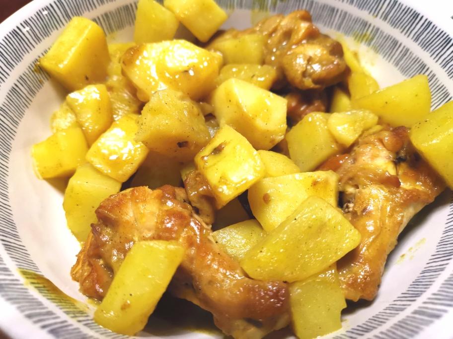 咖喱土豆鸡翅根的做法