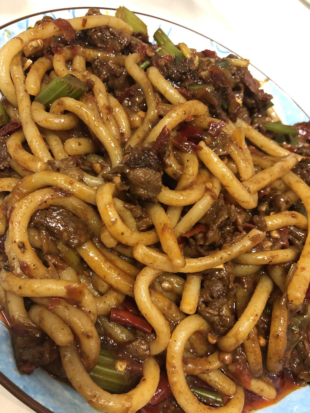 新疆炒米粉（爆辣）