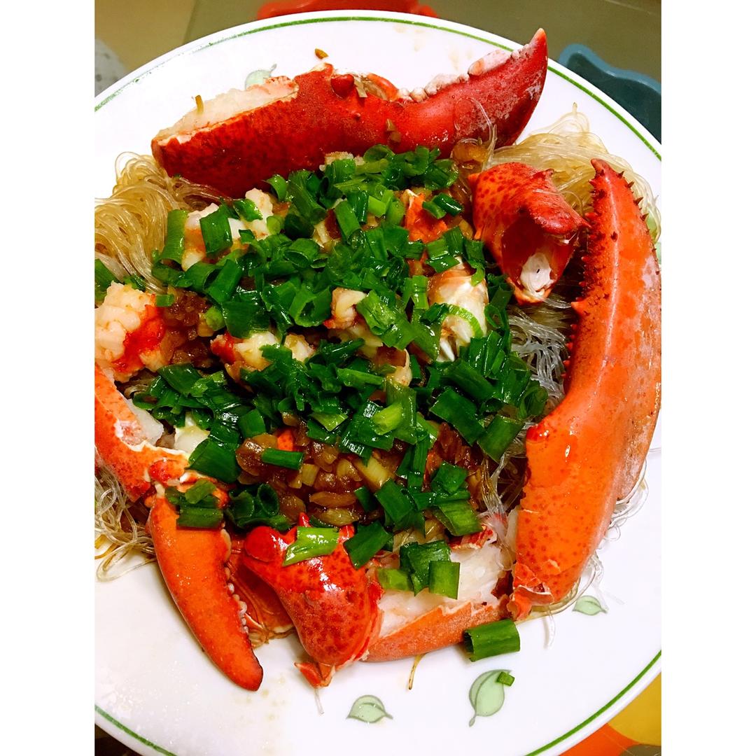 蒜蓉龙虾蒸粉丝