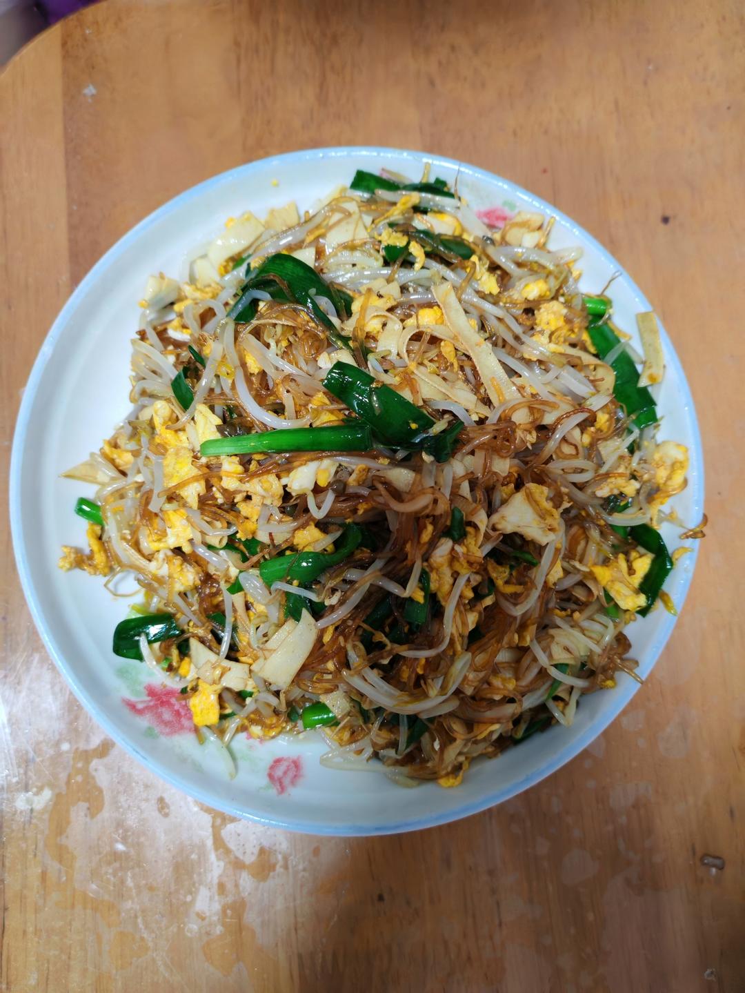 炒合菜～经典的拌饭菜，真的太香了