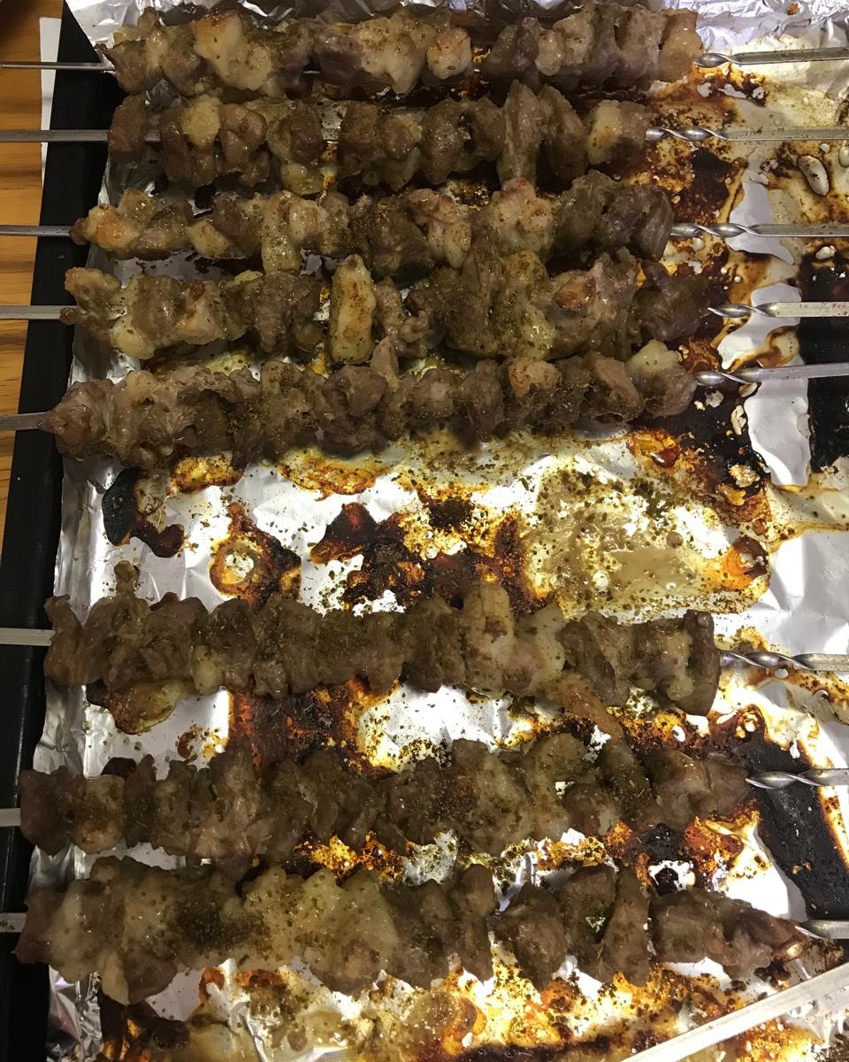 烤箱版羊肉串