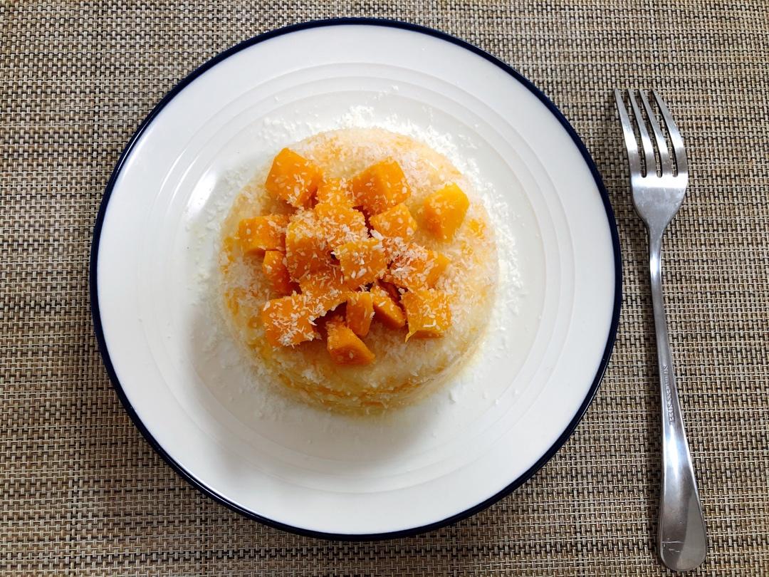 简易版牛奶芒果布丁