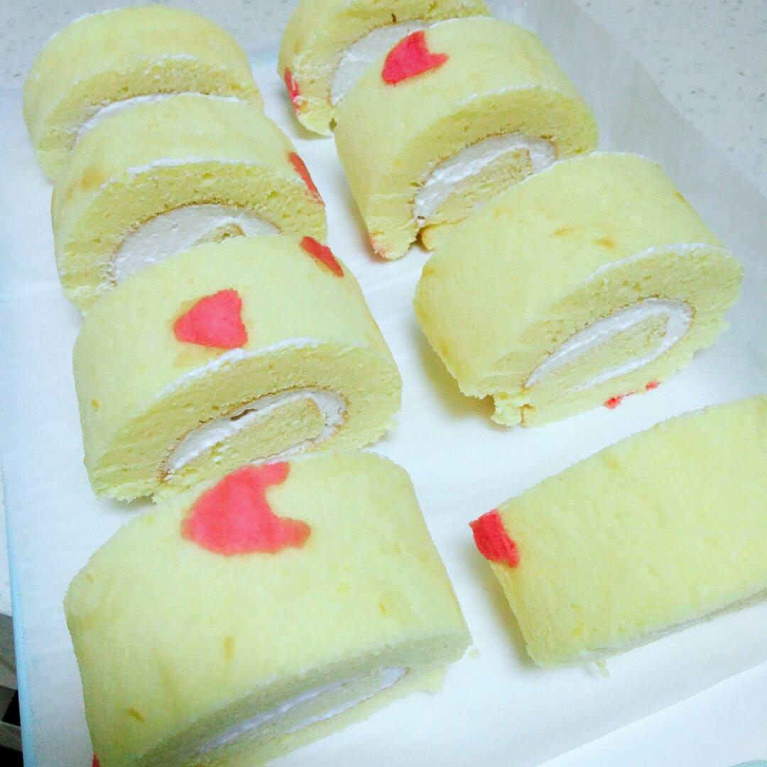 肉松戚风蛋糕卷