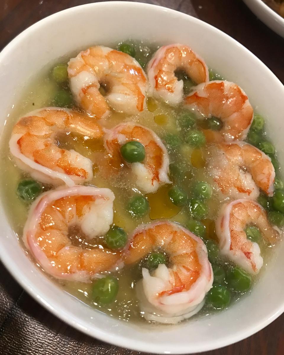 滑嫩的虾仁蛋羹