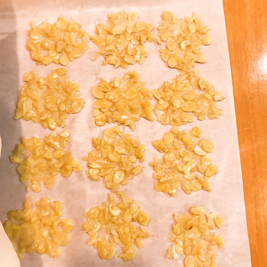 焦糖脆脆杏仁瓦片