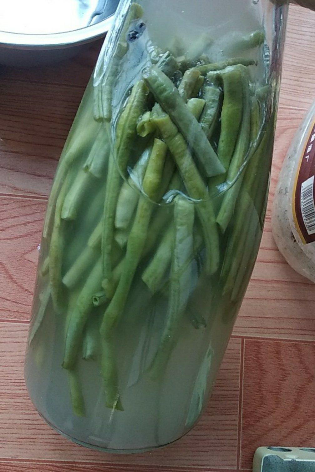 自制酸豆角（史上最简单三天完成）